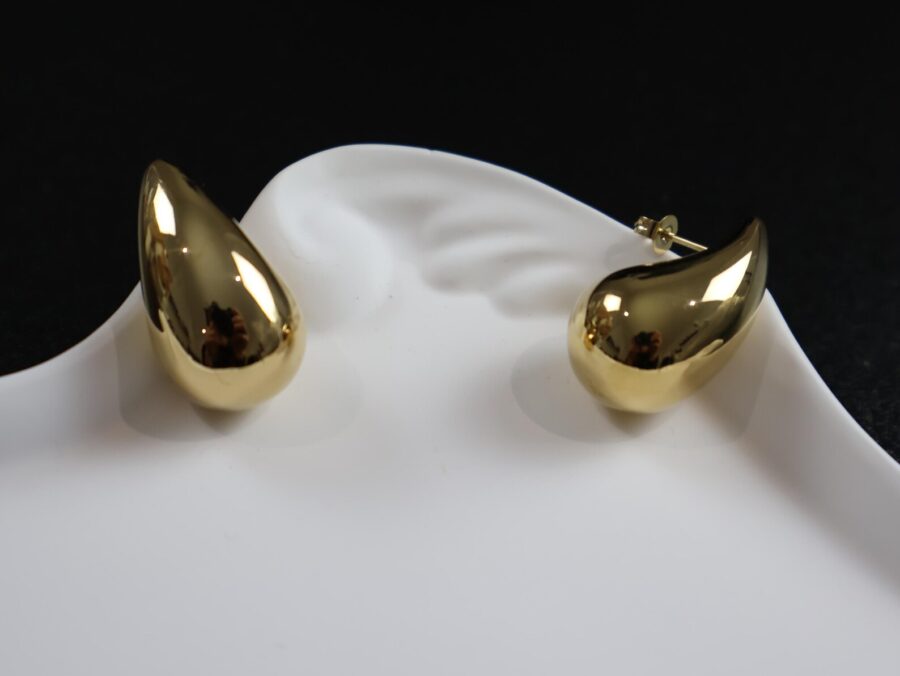 Gold Teardrop Earrings 3 (Copy) (Copy)